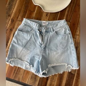Denim shorts